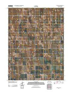 Norton NE Kansas Historical topographic map, 1:24000 scale, 7.5 X 7.5 Minute, Year 2012