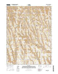 Norton NE Kansas Current topographic map, 1:24000 scale, 7.5 X 7.5 Minute, Year 2015