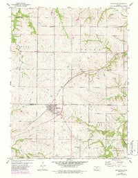 Nortonville Kansas Historical topographic map, 1:24000 scale, 7.5 X 7.5 Minute, Year 1960