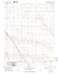 Oakley North Kansas Historical topographic map, 1:24000 scale, 7.5 X 7.5 Minute, Year 1979