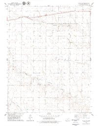 Oakley SW Kansas Historical topographic map, 1:24000 scale, 7.5 X 7.5 Minute, Year 1979