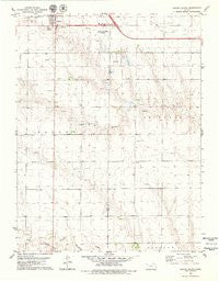 Oakley South Kansas Historical topographic map, 1:24000 scale, 7.5 X 7.5 Minute, Year 1979