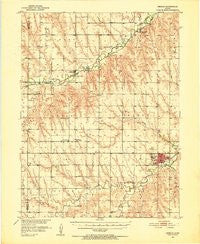 Oberlin Kansas Historical topographic map, 1:62500 scale, 15 X 15 Minute, Year 1951