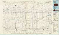Oberlin Kansas Historical topographic map, 1:100000 scale, 30 X 60 Minute, Year 1985
