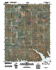 Osage City SE Kansas Historical topographic map, 1:24000 scale, 7.5 X 7.5 Minute, Year 2009