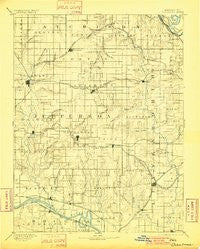 Oskaloosa Kansas Historical topographic map, 1:125000 scale, 30 X 30 Minute, Year 1894