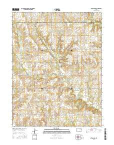 Ottawa NW Kansas Current topographic map, 1:24000 scale, 7.5 X 7.5 Minute, Year 2015