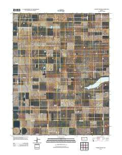 Pawnee Mound Kansas Historical topographic map, 1:24000 scale, 7.5 X 7.5 Minute, Year 2012