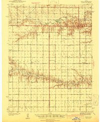 Pence Kansas Historical topographic map, 1:62500 scale, 15 X 15 Minute, Year 1941