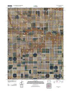 Pence NW Kansas Historical topographic map, 1:24000 scale, 7.5 X 7.5 Minute, Year 2012