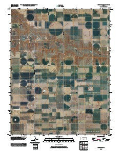 Pence SW Kansas Historical topographic map, 1:24000 scale, 7.5 X 7.5 Minute, Year 2009