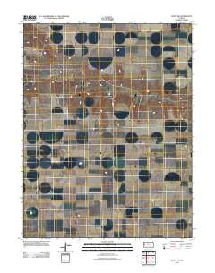 Pence SW Kansas Historical topographic map, 1:24000 scale, 7.5 X 7.5 Minute, Year 2012