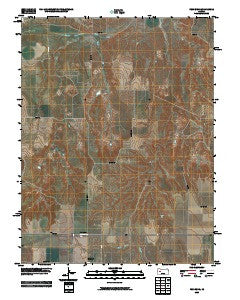 Pendennis Kansas Historical topographic map, 1:24000 scale, 7.5 X 7.5 Minute, Year 2009