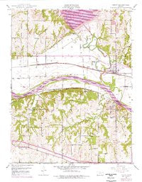 Perry Kansas Historical topographic map, 1:24000 scale, 7.5 X 7.5 Minute, Year 1949