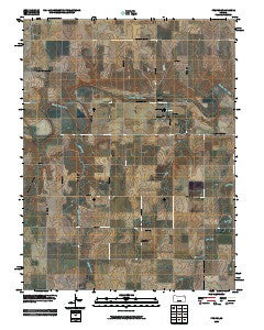 Pfeifer Kansas Historical topographic map, 1:24000 scale, 7.5 X 7.5 Minute, Year 2009