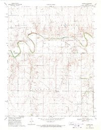 Pfeifer Kansas Historical topographic map, 1:24000 scale, 7.5 X 7.5 Minute, Year 1969