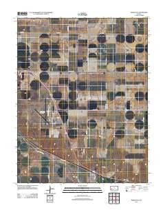 Pierceville Kansas Historical topographic map, 1:24000 scale, 7.5 X 7.5 Minute, Year 2012