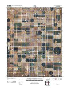 Pierceville NE Kansas Historical topographic map, 1:24000 scale, 7.5 X 7.5 Minute, Year 2012