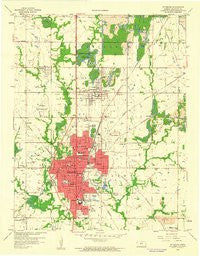 Pittsburg Kansas Historical topographic map, 1:24000 scale, 7.5 X 7.5 Minute, Year 1959