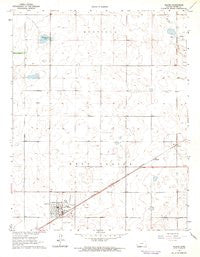 Plains Kansas Historical topographic map, 1:24000 scale, 7.5 X 7.5 Minute, Year 1963