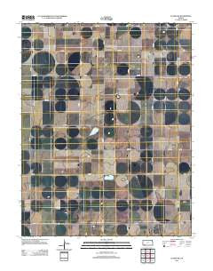Plains SW Kansas Historical topographic map, 1:24000 scale, 7.5 X 7.5 Minute, Year 2012