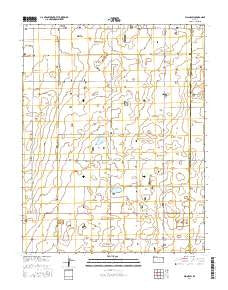Plains SW Kansas Current topographic map, 1:24000 scale, 7.5 X 7.5 Minute, Year 2016