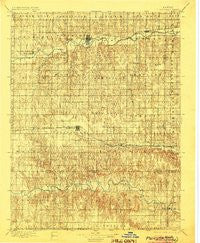 Plainville Kansas Historical topographic map, 1:125000 scale, 30 X 30 Minute, Year 1896