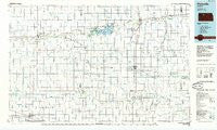 Plainville Kansas Historical topographic map, 1:100000 scale, 30 X 60 Minute, Year 1985