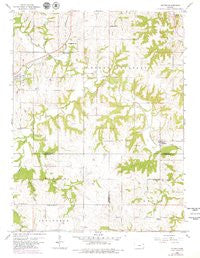 Potter Kansas Historical topographic map, 1:24000 scale, 7.5 X 7.5 Minute, Year 1960