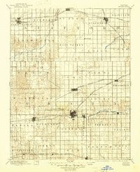 Pratt Kansas Historical topographic map, 1:125000 scale, 30 X 30 Minute, Year 1894
