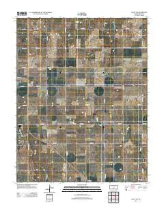 Pratt SW Kansas Historical topographic map, 1:24000 scale, 7.5 X 7.5 Minute, Year 2012