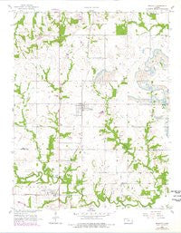 Prescott Kansas Historical topographic map, 1:24000 scale, 7.5 X 7.5 Minute, Year 1958