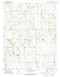 Pretty Prairie SW Kansas Historical topographic map, 1:24000 scale, 7.5 X 7.5 Minute, Year 1971