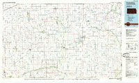 Protection Kansas Historical topographic map, 1:100000 scale, 30 X 60 Minute, Year 1985