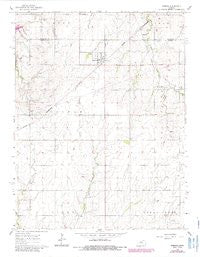 Ramona Kansas Historical topographic map, 1:24000 scale, 7.5 X 7.5 Minute, Year 1964