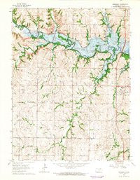 Randolph Kansas Historical topographic map, 1:24000 scale, 7.5 X 7.5 Minute, Year 1964