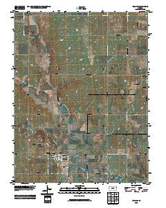 Reading Kansas Historical topographic map, 1:24000 scale, 7.5 X 7.5 Minute, Year 2009