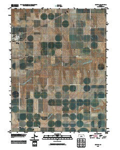 Rexford Kansas Historical topographic map, 1:24000 scale, 7.5 X 7.5 Minute, Year 2009