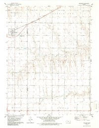 Rexford Kansas Historical topographic map, 1:24000 scale, 7.5 X 7.5 Minute, Year 1979