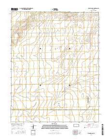 Richfield NE Kansas Current topographic map, 1:24000 scale, 7.5 X 7.5 Minute, Year 2015