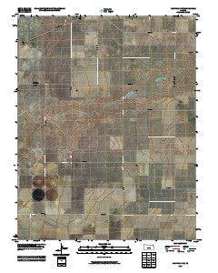 Richfield NW Kansas Historical topographic map, 1:24000 scale, 7.5 X 7.5 Minute, Year 2010