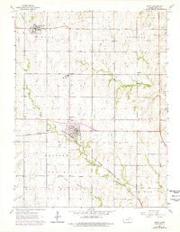 Riley Kansas Historical topographic map, 1:24000 scale, 7.5 X 7.5 Minute, Year 1964