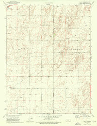 Rolla SE Kansas Historical topographic map, 1:24000 scale, 7.5 X 7.5 Minute, Year 1974