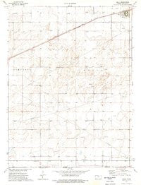 Rolla Kansas Historical topographic map, 1:24000 scale, 7.5 X 7.5 Minute, Year 1974