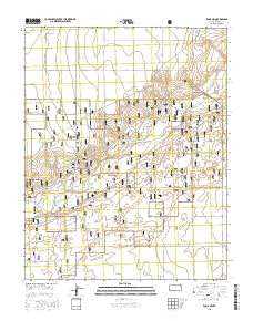 Rolla NW Kansas Current topographic map, 1:24000 scale, 7.5 X 7.5 Minute, Year 2015