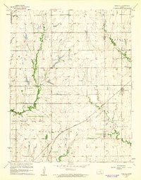 Rose Hill Kansas Historical topographic map, 1:24000 scale, 7.5 X 7.5 Minute, Year 1960