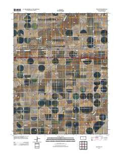 Ruleton Kansas Historical topographic map, 1:24000 scale, 7.5 X 7.5 Minute, Year 2012
