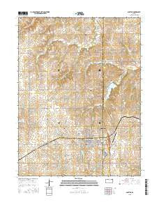 Sabetha Kansas Current topographic map, 1:24000 scale, 7.5 X 7.5 Minute, Year 2015
