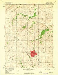 Sabetha Kansas Historical topographic map, 1:24000 scale, 7.5 X 7.5 Minute, Year 1960