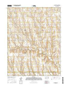 Saint Peter Kansas Current topographic map, 1:24000 scale, 7.5 X 7.5 Minute, Year 2015
